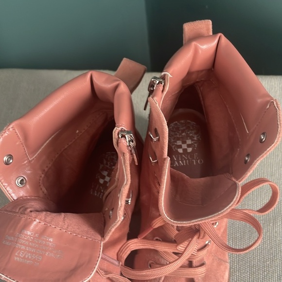 Vince Camuto pink suede/leather boots - Picture 11 of 14